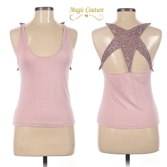 Rebecca Taylor Tops - Rebecca Taylor Sequin Star Back Tank Top💗💗💗